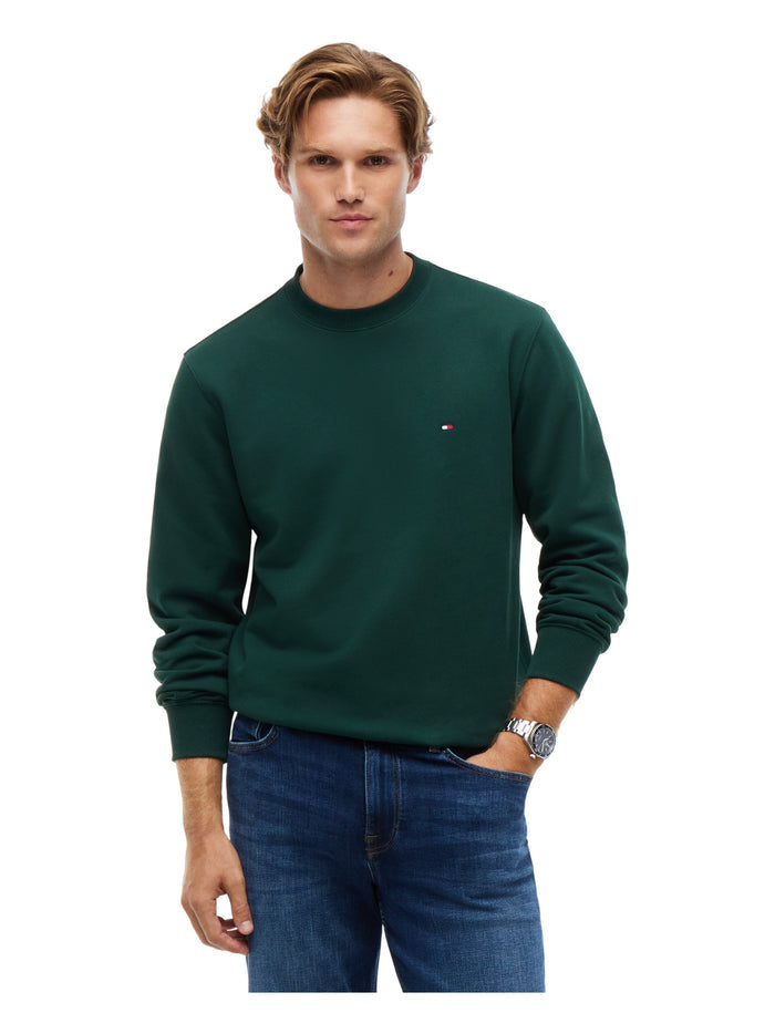 TOMMY HILFIGER Essential Terry Crewneck Nocturnal Green - image 2