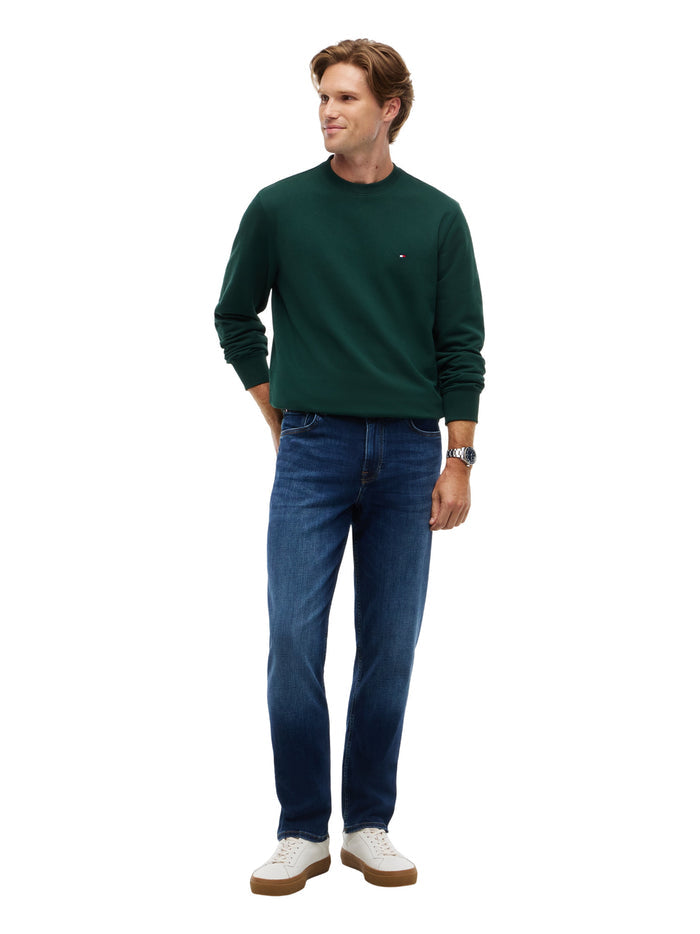TOMMY HILFIGER Essential Terry Crewneck Nocturnal Green - image 3