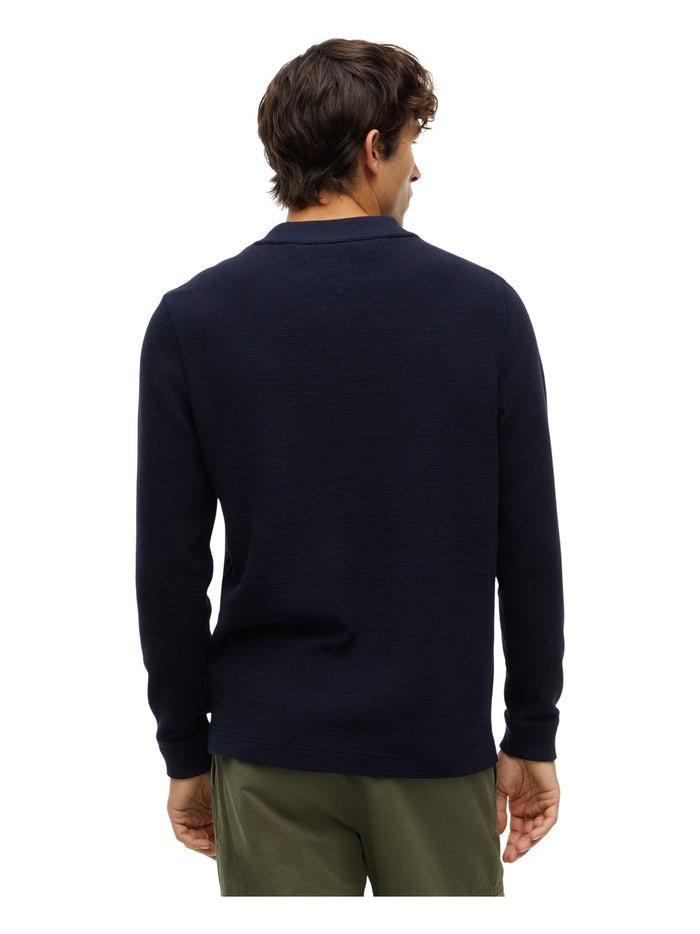 TOMMY HILFIGER Textured Ls Tee Desert Sky - image 5