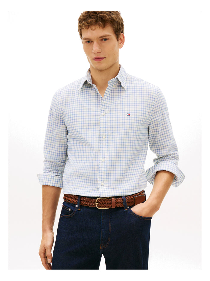 TOMMY HILFIGER Flex Poplin Herit Check Rf Shirt White / Check - image 2