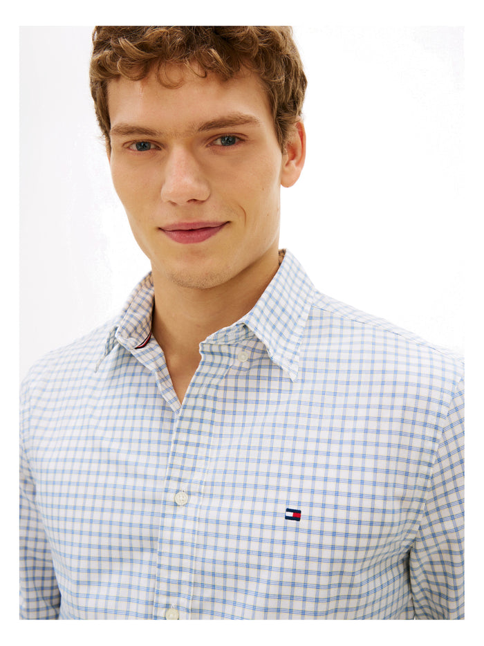 TOMMY HILFIGER Flex Poplin Herit Check Rf Shirt White / Check - image 3