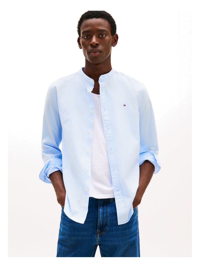 TOMMY HILFIGER Flex Poplin Solid Stand Rf Shirt Sweet Blue - image 2