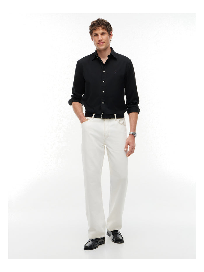 TOMMY HILFIGER Core Flex Poplin Solid Rf Shirt Black - image 10