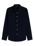 TOMMY HILFIGER Core Flex Poplin Solid Rf Shirt Navy Blue