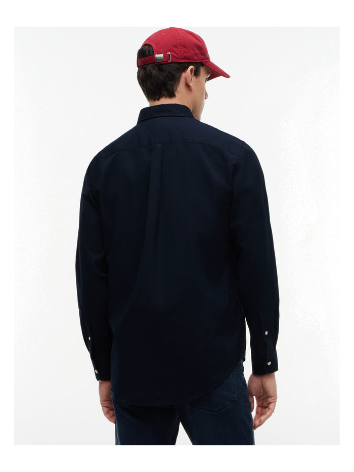 TOMMY HILFIGER Core Flex Poplin Solid Rf Shirt Navy Blue - image 5