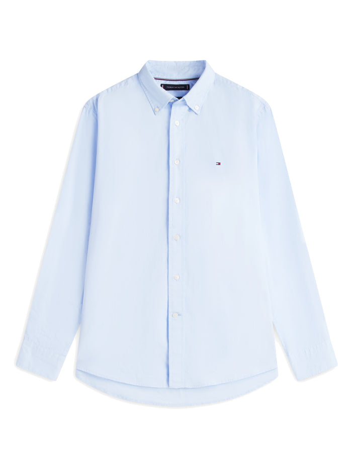 TOMMY HILFIGER Core Flex Poplin Solid Rf Shirt Sweet Blue