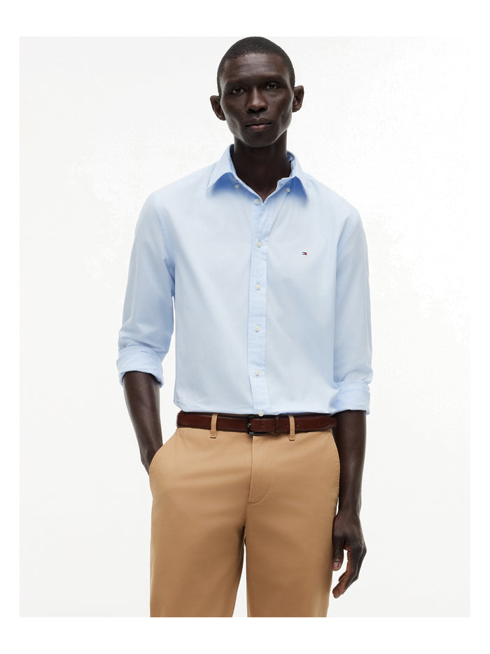 TOMMY HILFIGER Core Flex Poplin Solid Rf Shirt Sweet Blue - image 2