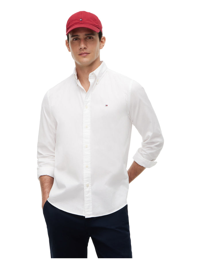 TOMMY HILFIGER Core Flex Poplin Solid Rf Shirt White - image 2