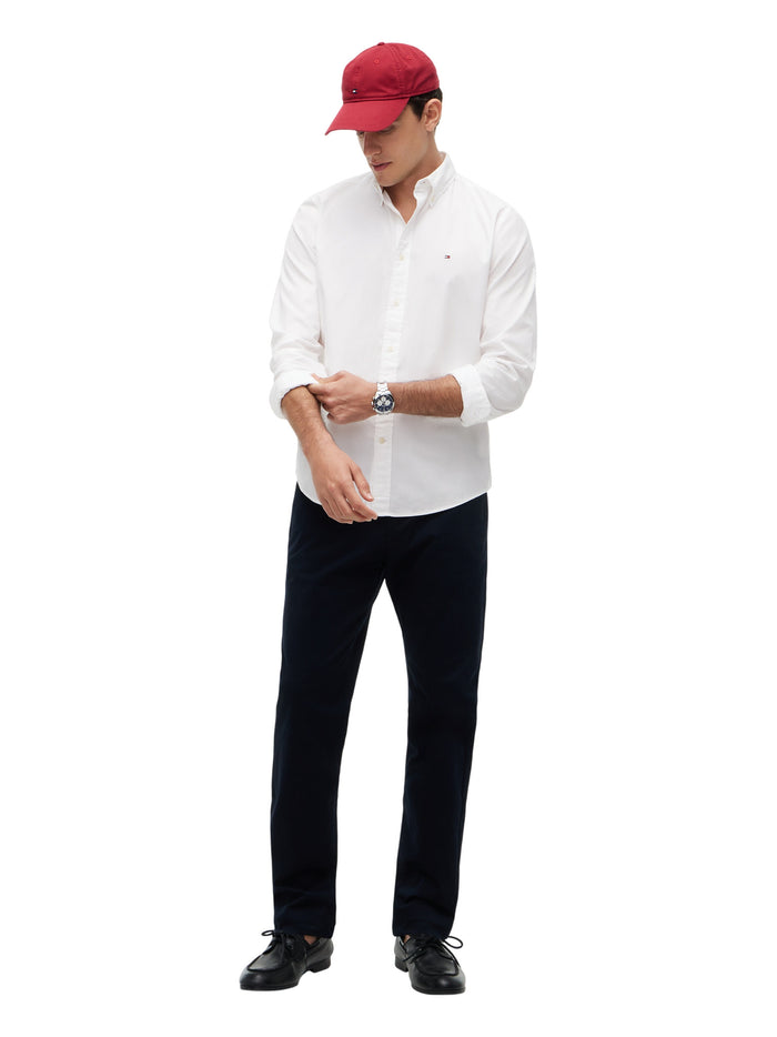 TOMMY HILFIGER Core Flex Poplin Solid Rf Shirt White - image 3