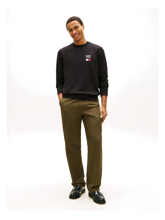 TOMMY HILFIGER Tommy Embro Flag Sweatshirt Black - image 4
