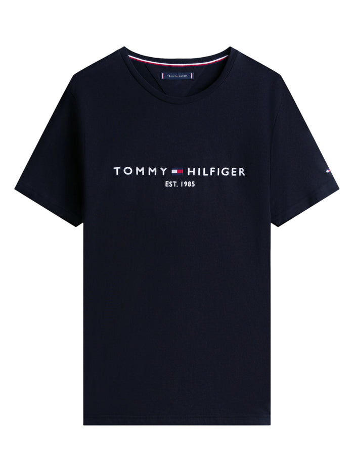 TOMMY HILFIGER Core Tommy Logo Tee Jet Black