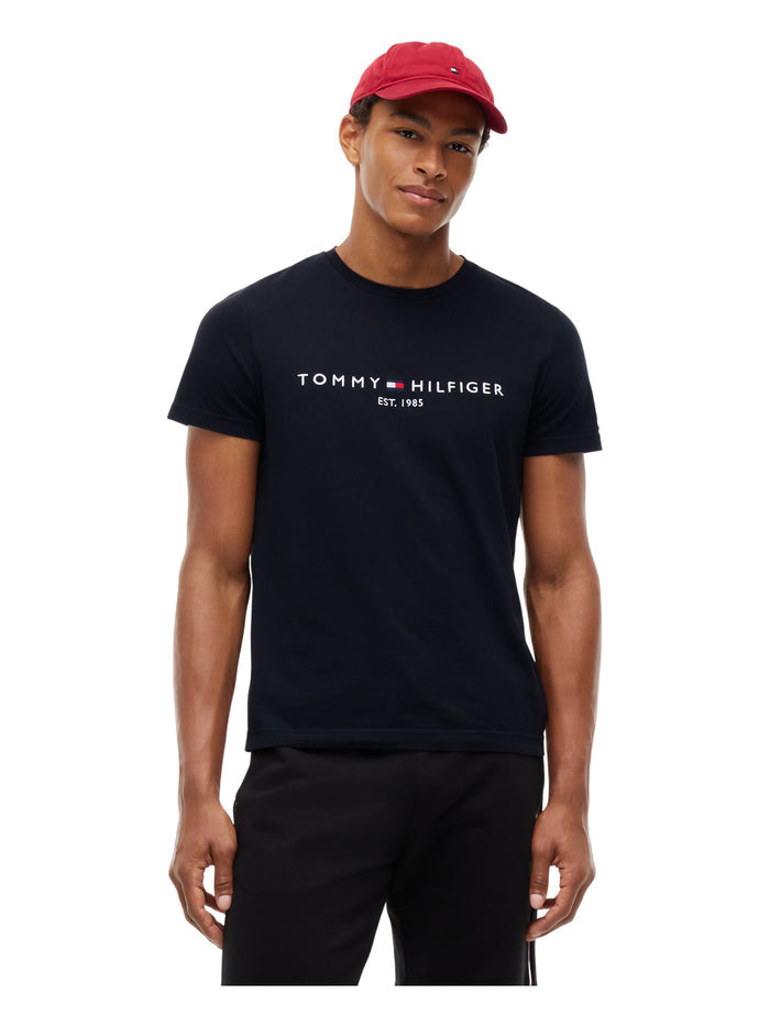 TOMMY HILFIGER Core Tommy Logo Tee Jet Black - image 2