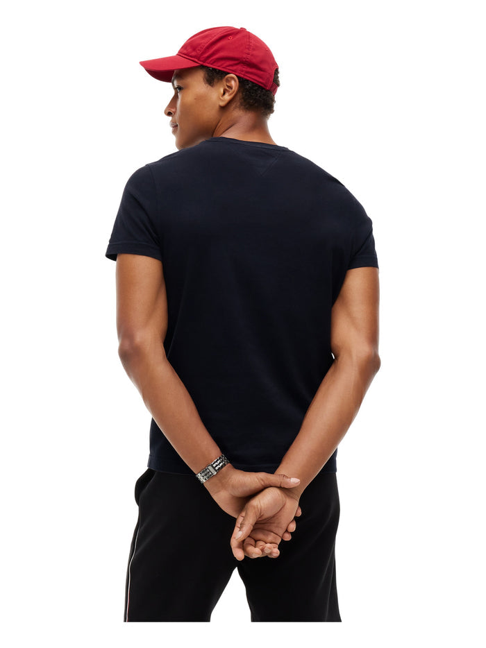 TOMMY HILFIGER Core Tommy Logo Tee Jet Black - image 5
