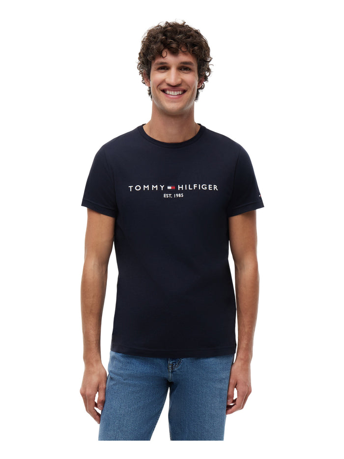 TOMMY HILFIGER Core Tommy Logo Tee Sky Captain - image 2