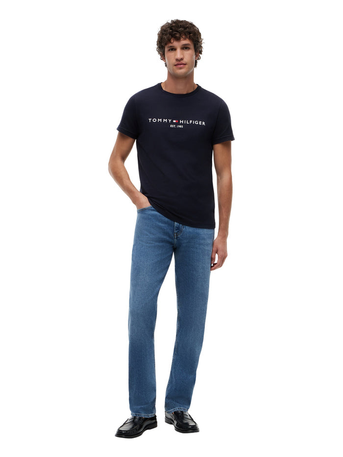 TOMMY HILFIGER Core Tommy Logo Tee Sky Captain - image 3
