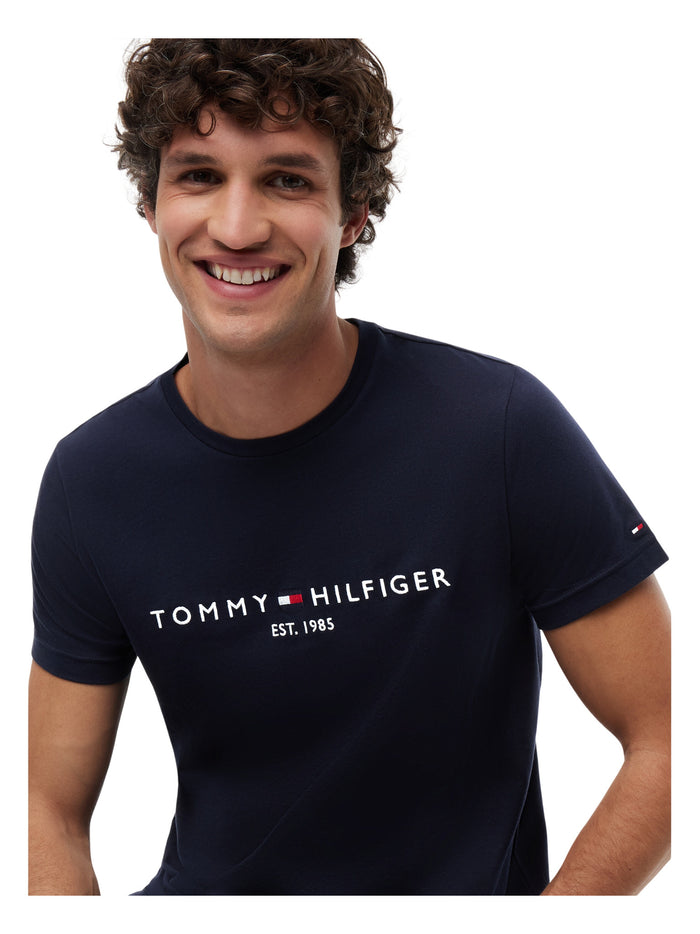 TOMMY HILFIGER Core Tommy Logo Tee Sky Captain - image 4