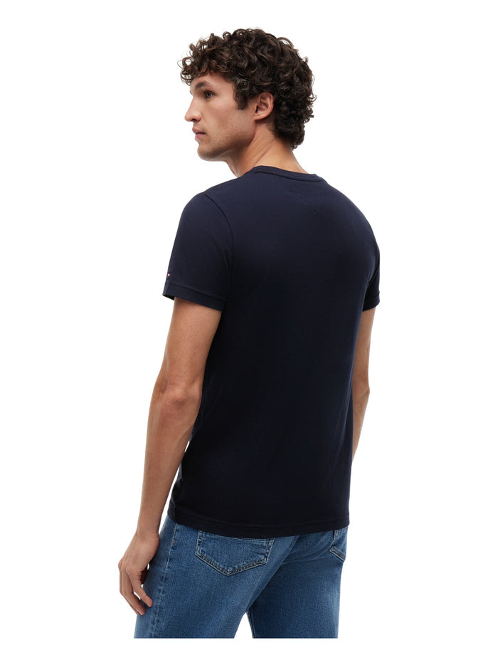TOMMY HILFIGER Core Tommy Logo Tee Sky Captain - image 5