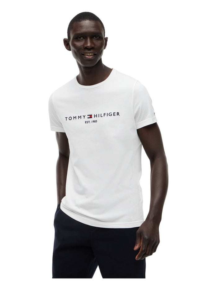 TOMMY HILFIGER Core Tommy Logo Tee Snow White - image 2