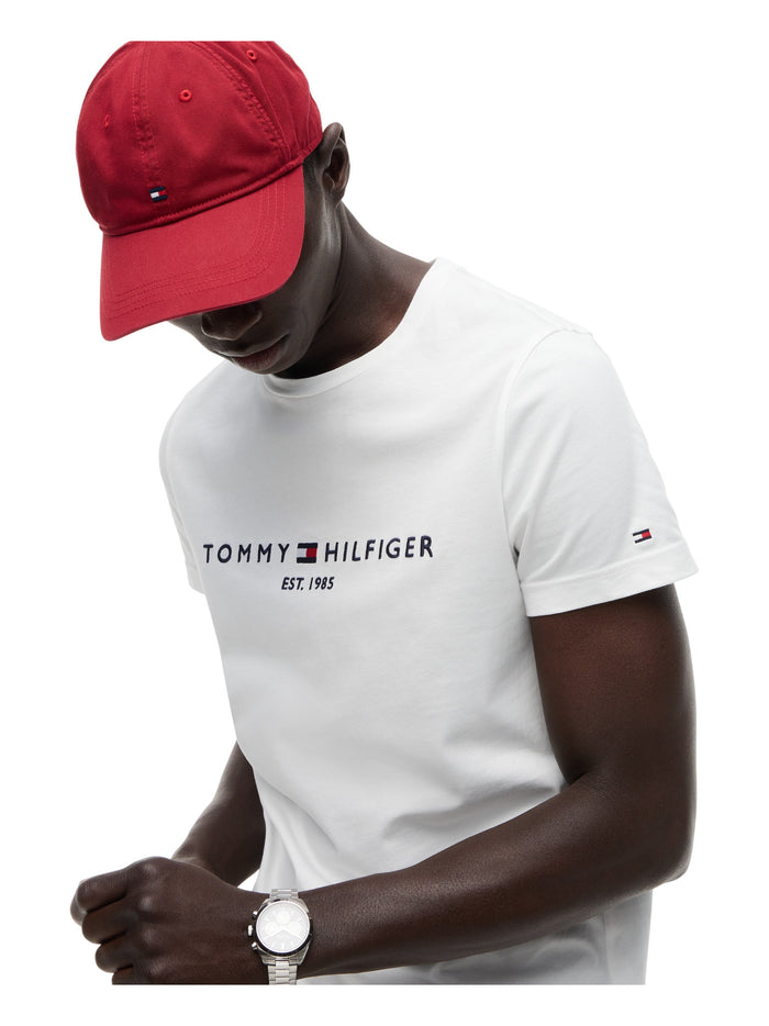 TOMMY HILFIGER Core Tommy Logo Tee Snow White - image 4