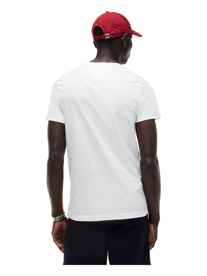 TOMMY HILFIGER Core Tommy Logo Tee Snow White - image 5