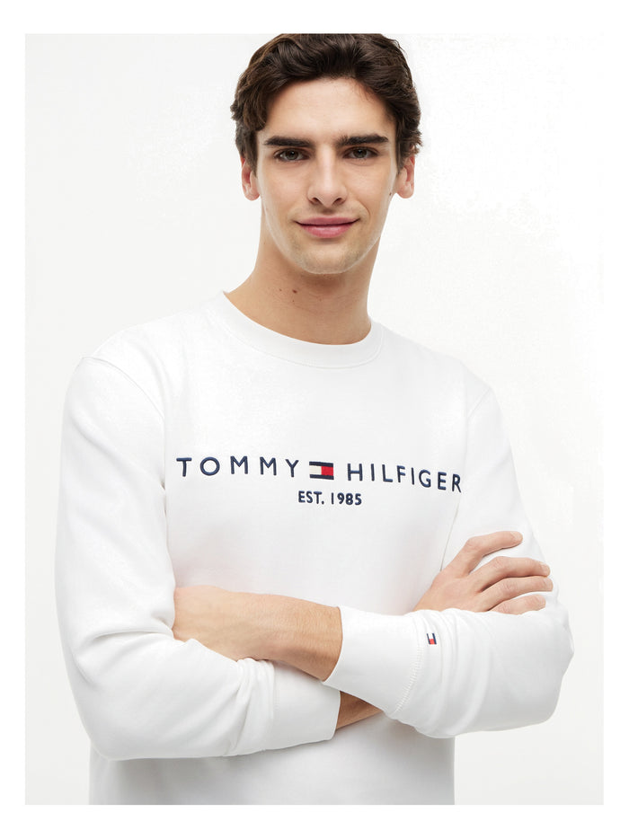 TOMMY HILFIGER Tommy Logo Sweatshirt White - image 4