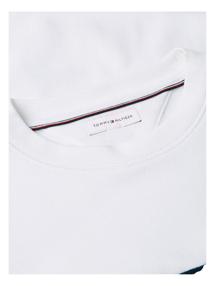 TOMMY HILFIGER Tommy Logo Sweatshirt White