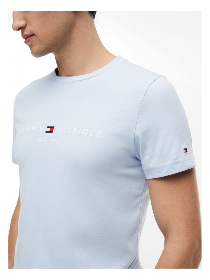 TOMMY HILFIGER Tommy Logo Tee Breezy Blue - image 4