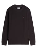 TOMMY HILFIGER Textured Ls Tee Black