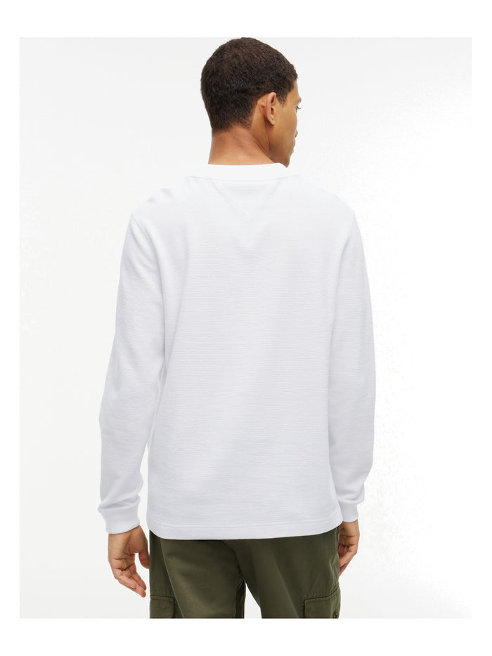 TOMMY HILFIGER Textured Ls Tee White - image 6