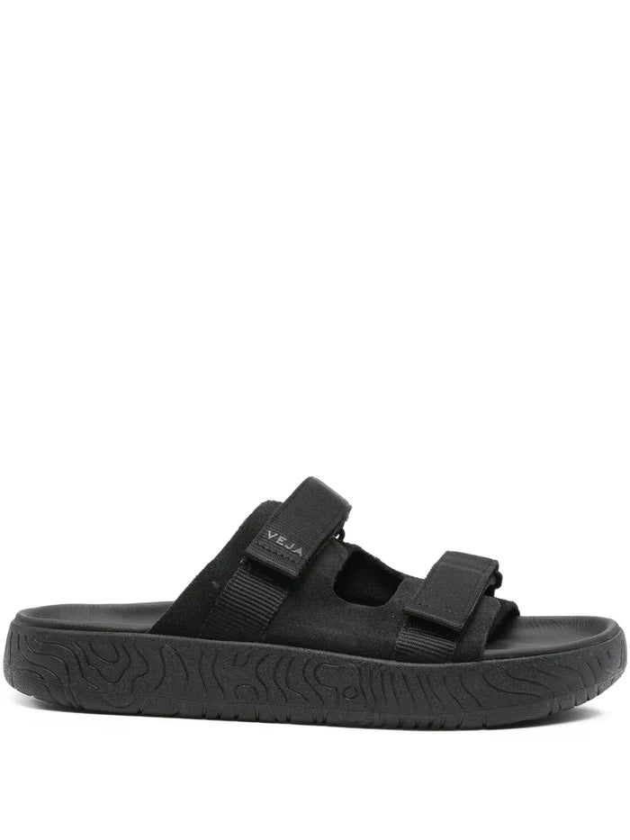 VEJA Arproador Double-strap Sandals Black - MAISONDEFASHION.COM