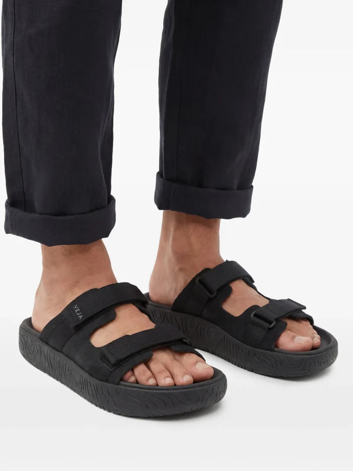 VEJA Arproador Double-strap Sandals Black - MAISONDEFASHION.COM