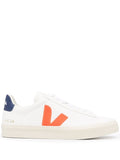 VEJA Campo lace-up sneakers White/Orange - MAISONDEFASHION.COM
