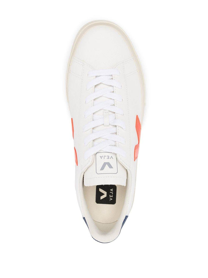 VEJA Campo lace-up sneakers White/Orange - MAISONDEFASHION.COM