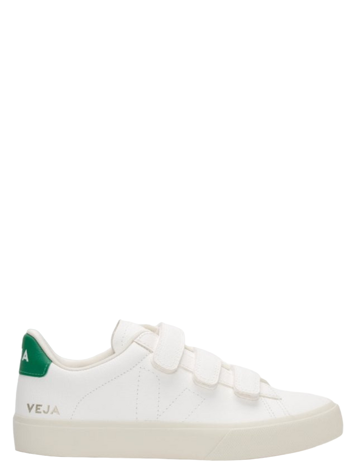 VEJA Recife touch-strap sneakers white/green - MAISONDEFASHION.COM