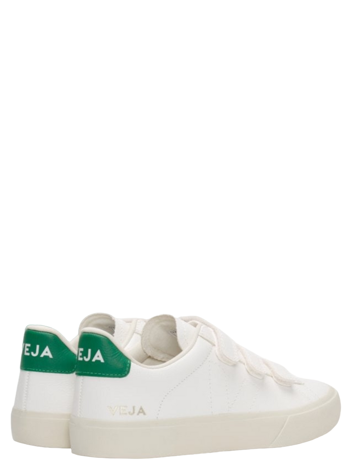 VEJA Recife touch-strap sneakers white/green - MAISONDEFASHION.COM