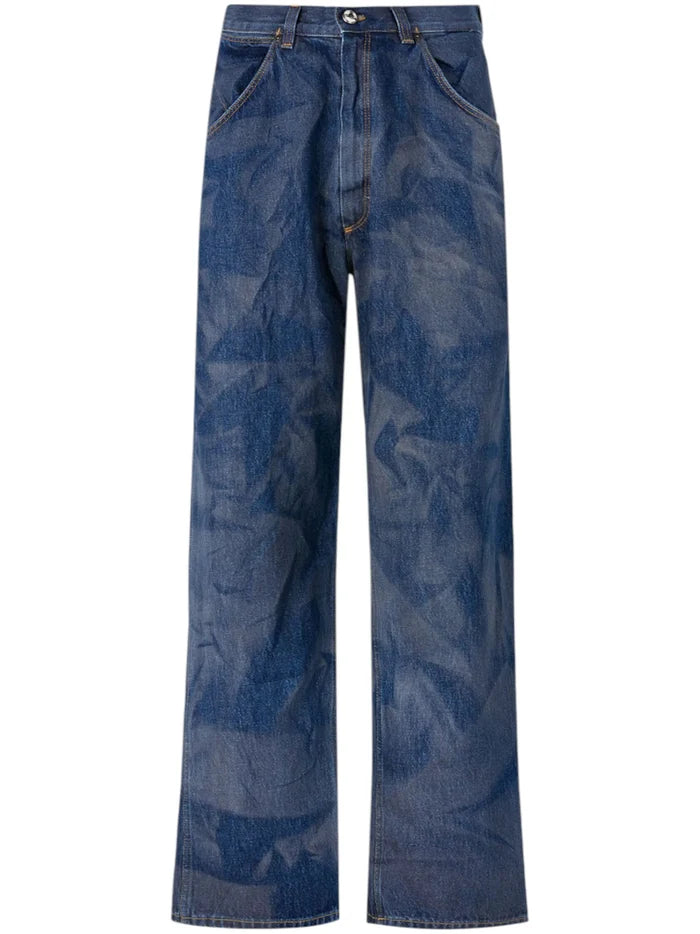 VIVIENNE WESTWOOD Straight-leg Jeans Blue - MAISONDEFASHION.COM