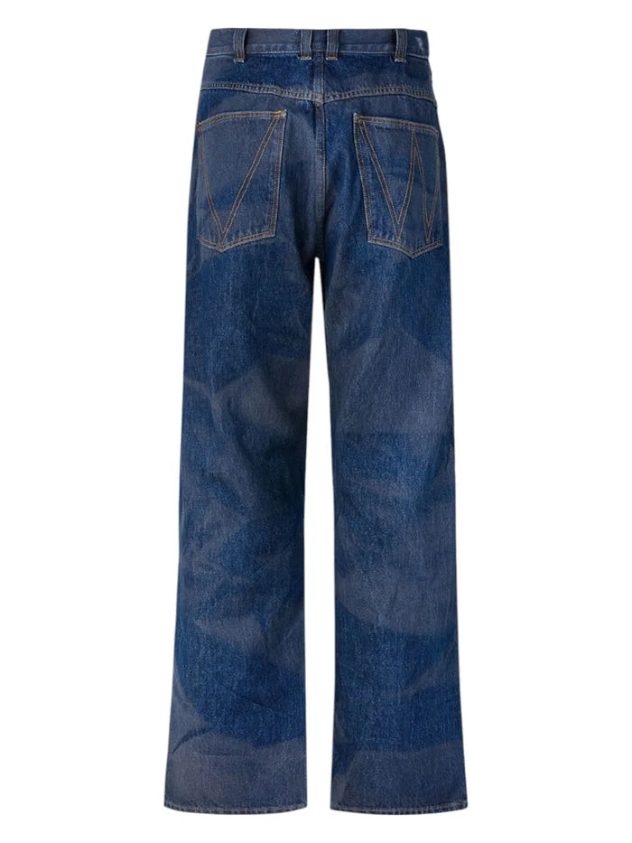 VIVIENNE WESTWOOD Straight-leg Jeans Blue - MAISONDEFASHION.COM