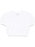 VIVIENNE WESTWOOD WOMEN Cropped Football Sweatshirt White - MAISONDEFASHION.COM
