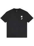 WHITE NOISE Classic Icon Cotton T-shirt Black - MAISONDEFASHION.COM