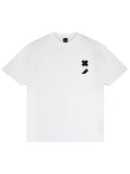 WHITE NOISE Classic Icon Cotton T-shirt White - MAISONDEFASHION.COM