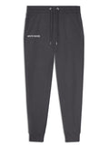 WHITE NOISE Classic Logotype Cotton Sweatpants Black - MAISONDEFASHION.COM