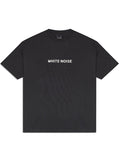 WHITE NOISE Classic Logotype T-shirt Black - MAISONDEFASHION.COM