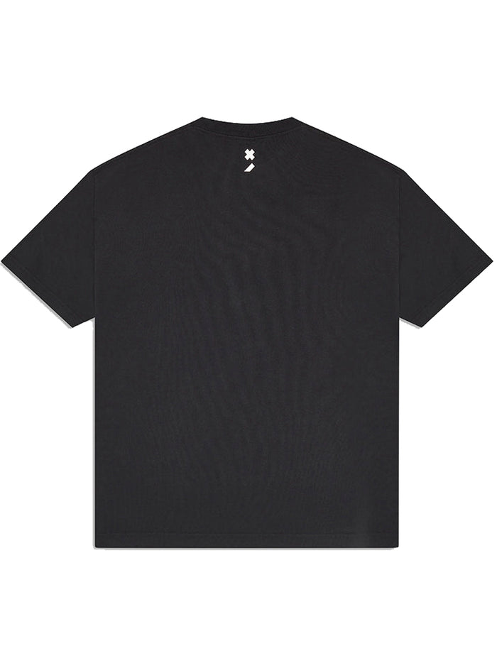 WHITE NOISE Classic Logotype T-shirt Black - MAISONDEFASHION.COM