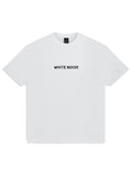 WHITE NOISE Classic Logotype T-shirt White - MAISONDEFASHION.COM