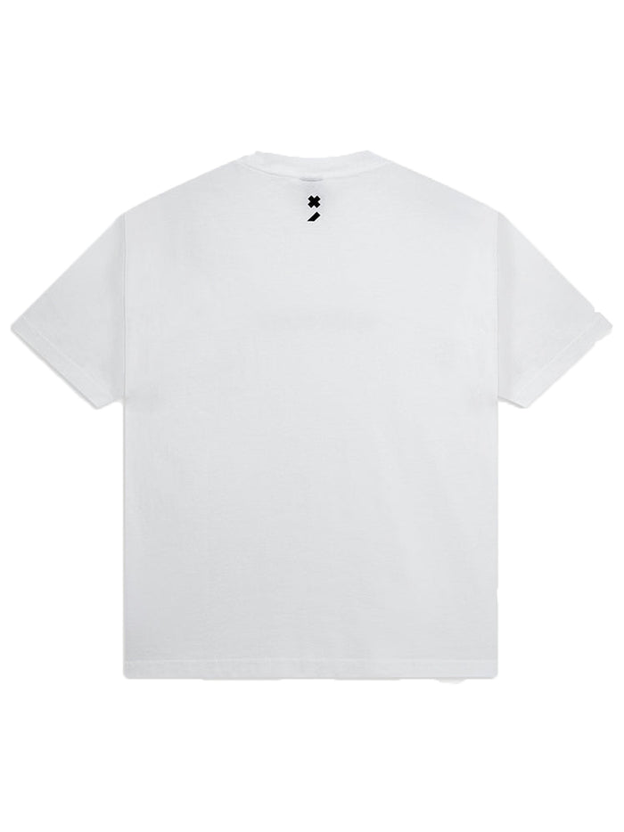 WHITE NOISE Classic Logotype T-shirt White - MAISONDEFASHION.COM