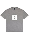 WHITE NOISE Icon Box Cotton T-shirt Grey - MAISONDEFASHION.COM