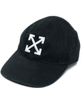 OFF-WHITE WOMEN Arrow Baseball Cap Black/White - MAISONDEFASHION.COM