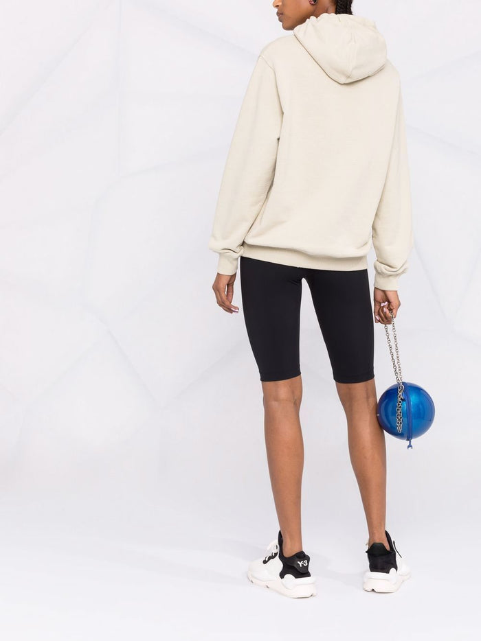 OFF-WHITE WOMEN Logo-tape cycling shorts Black - MAISONDEFASHION.COM
