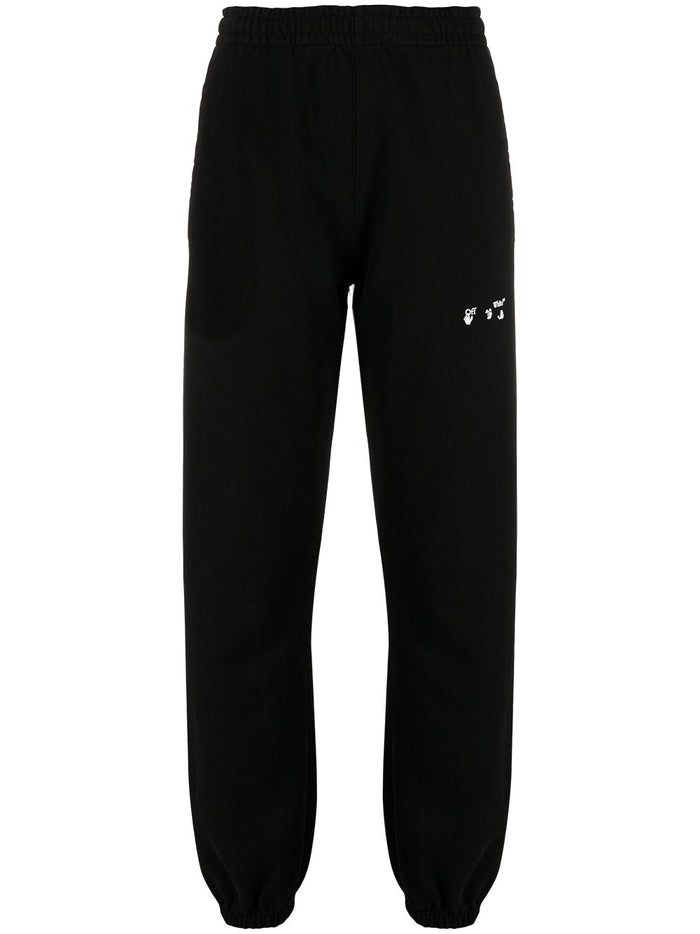 OFF-WHITE WOMEN Logo Track Pants Black - MAISONDEFASHION.COM