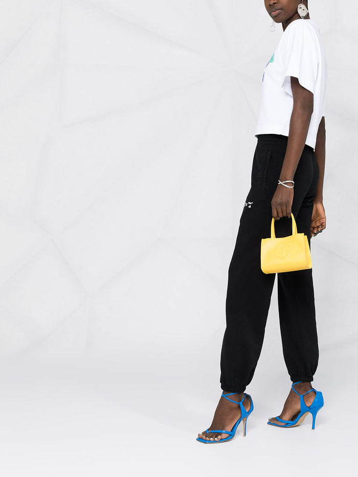 OFF-WHITE WOMEN Logo Track Pants Black - MAISONDEFASHION.COM